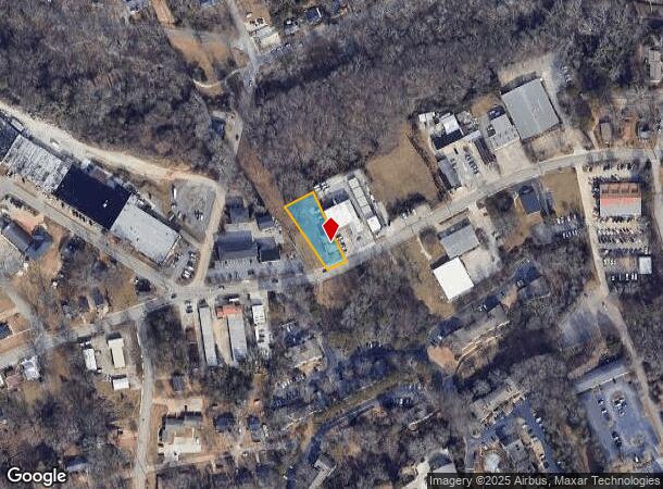 718 Oak St, Gainesville, GA Parcel Map