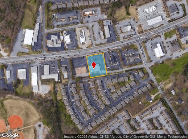 415 W Butler Rd, Mauldin, SC Parcel Map