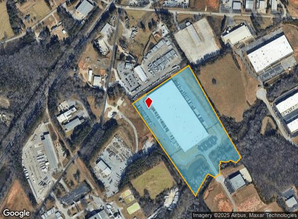  4198 W Industry Way, Flowery Branch, GA Parcel Map