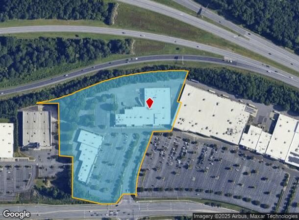  1050 Hanes Mall Blvd, Winston Salem, NC Parcel Map