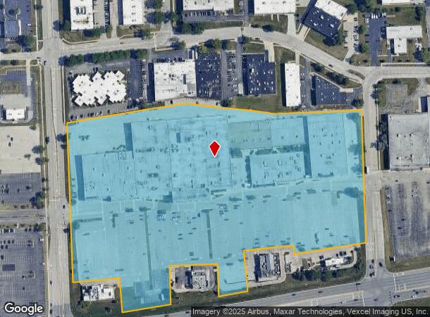  1534 Butterfield Rd, Downers Grove, IL Parcel Map