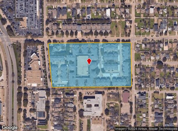  4400 W University Blvd, Dallas, TX Parcel Map