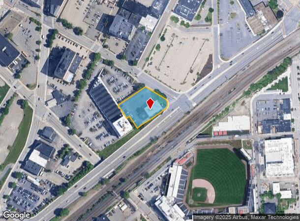 61 Myrtle St, Worcester, MA Parcel Map