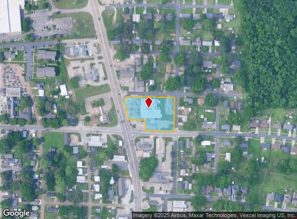  2600 Moss St, Lafayette, LA Parcel Map