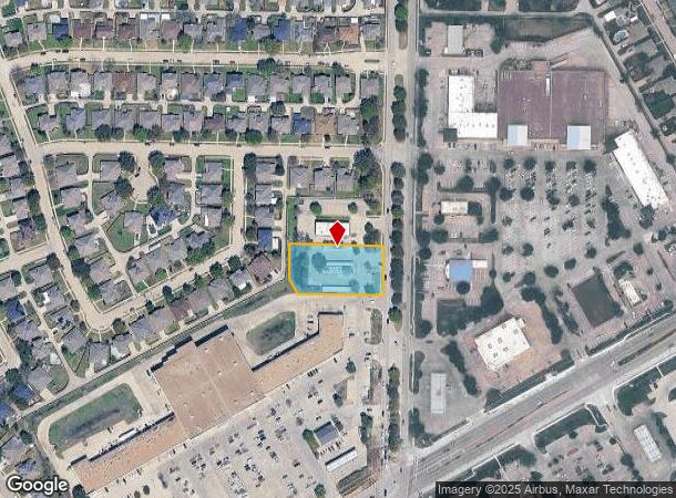 6601 Dalrock Rd, Rowlett, TX Parcel Map