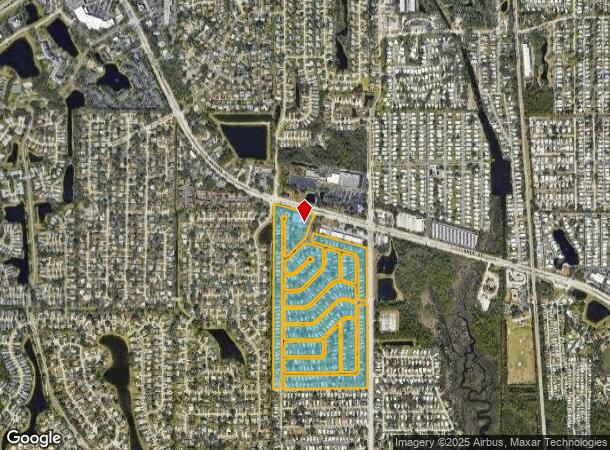 1 S Palm Castle Dr, Port Orange, FL Parcel Map