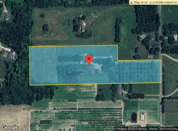  10062 Burgoyne Rd, Berrien Springs, MI Parcel Map