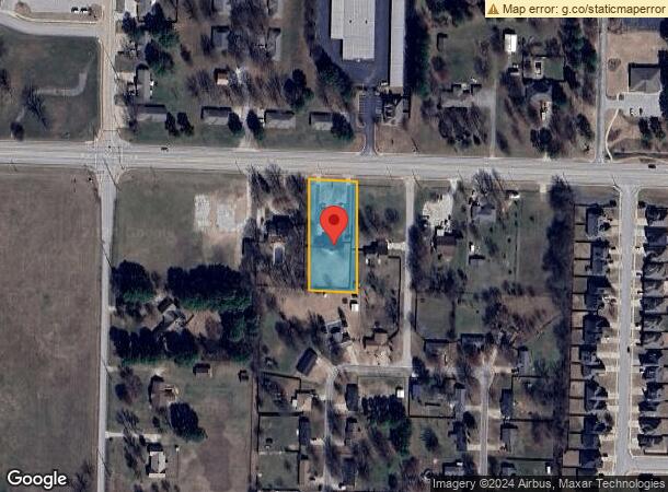  1502 W Pleasant Grove Rd, Lowell, AR Parcel Map