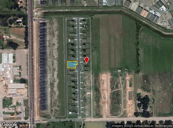  1612 Buen Camino, Weslaco, TX Parcel Map