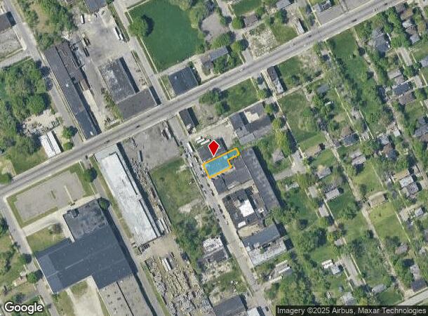  3266 Bellevue St, Detroit, MI Parcel Map