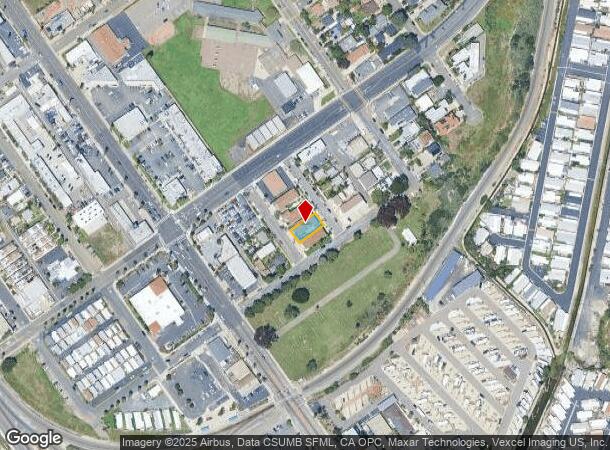  1219 Mitchell St, Oceanside, CA Parcel Map