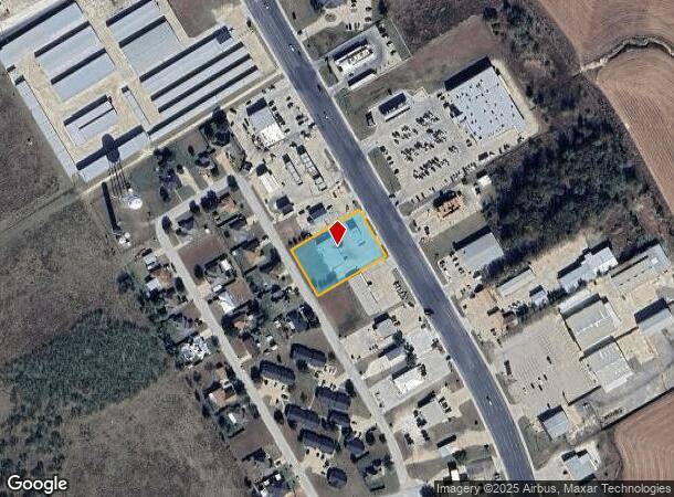  1303 N Brazos St, Whitney, TX Parcel Map