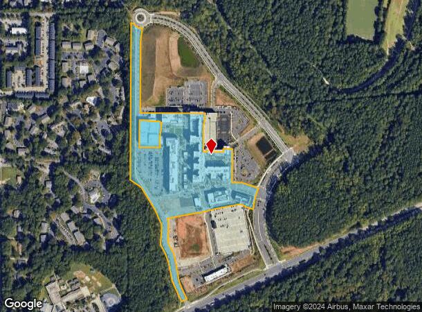  10 Fenton Main St, Cary, NC Parcel Map