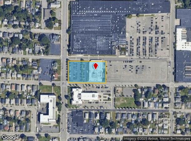 1011 Newport Ave, Pawtucket, RI Parcel Map