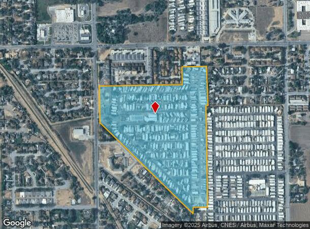 2000 S Texas Blvd, Weslaco, TX Parcel Map