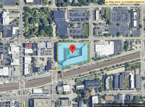  121 N Cross St, Wheaton, IL Parcel Map