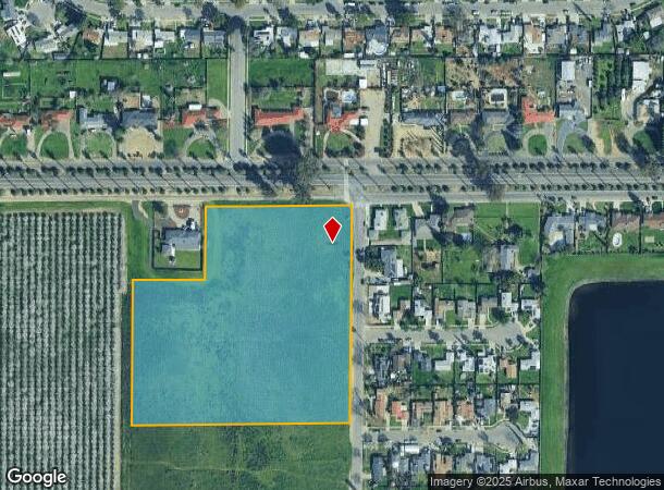 1705 W Kearney Blvd, Fresno, CA Parcel Map