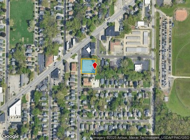  897 Columbia Ave, Akron, OH Parcel Map