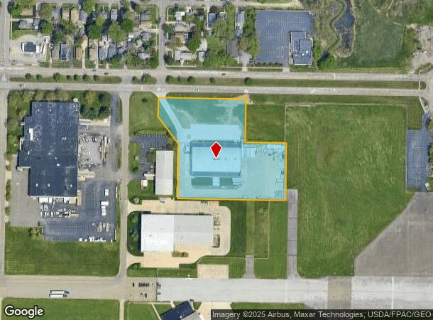  1670 Triplett Blvd, Akron, OH Parcel Map