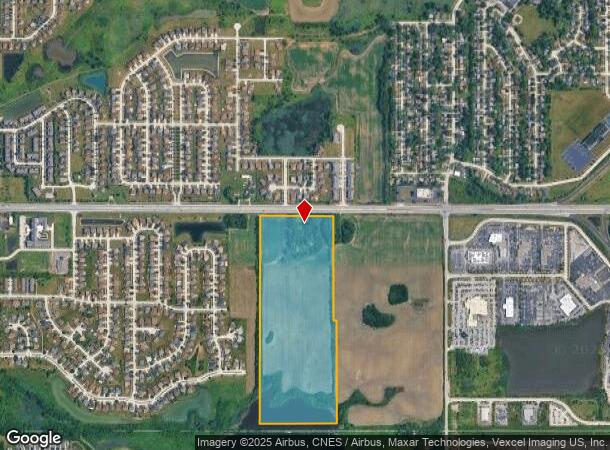  5901 Lincoln Hwy, Matteson, IL Parcel Map