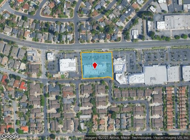  1720 W Campbell Ave, Campbell, CA Parcel Map