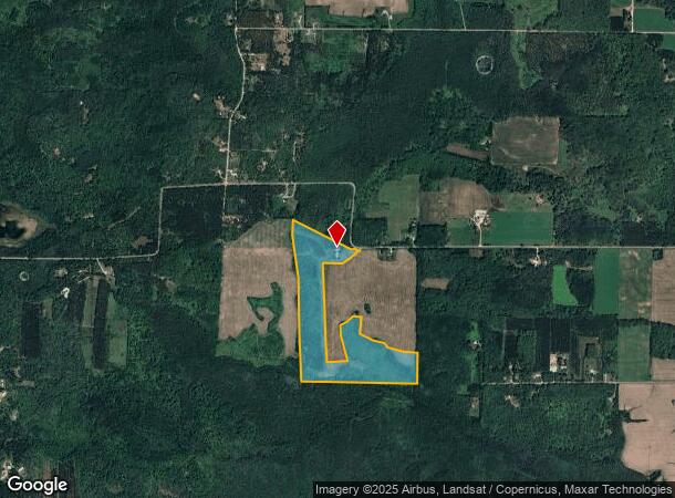W8691 Smith Creek Rd, Crivitz, WI Parcel Map
