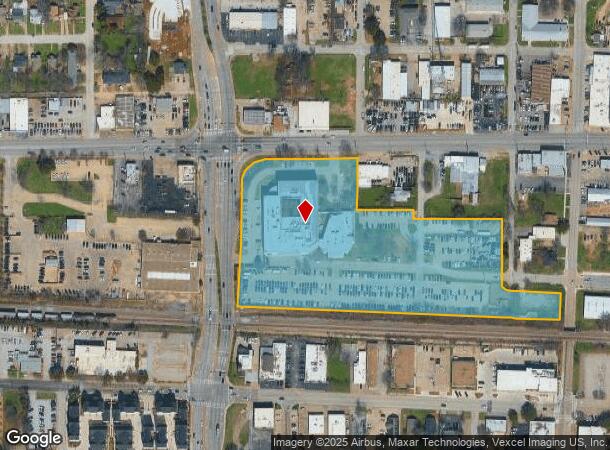 201 S Cooper St, Arlington, TX Parcel Map