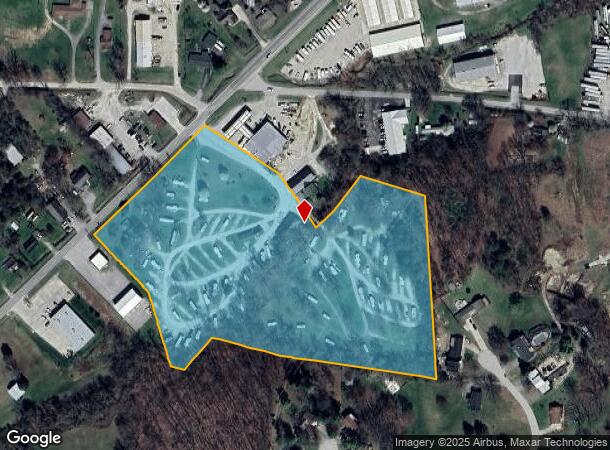  781 Paint Lick Rd, Berea, KY Parcel Map