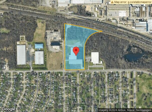  402 N Sheridan St, South Bend, IN Parcel Map