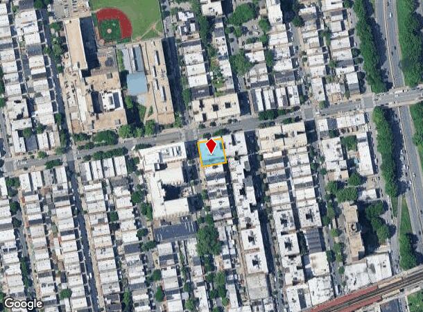 1584 E 172Nd St, Bronx, NY Parcel Map
