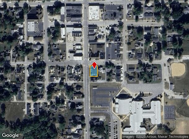 201 S Jefferson St, Ossian, IN Parcel Map