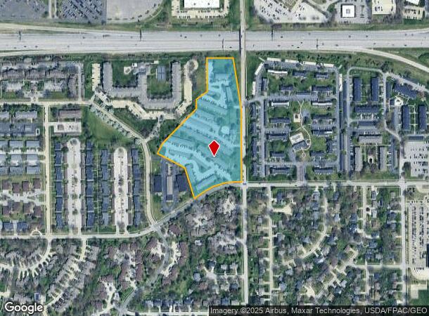 1340 42Nd St, West Des Moines, IA Parcel Map