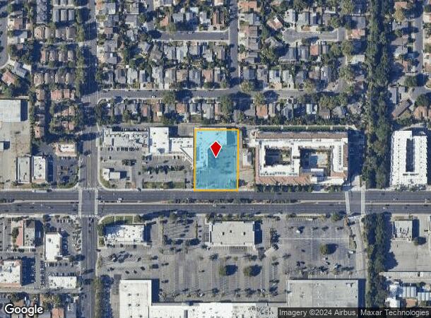  2725 El Camino Real, Santa Clara, CA Parcel Map