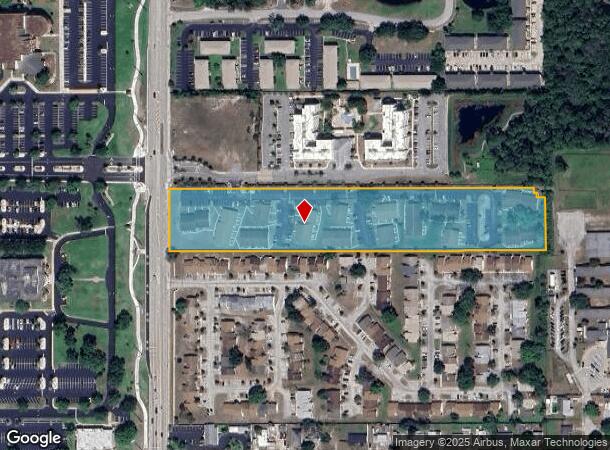  1524 Clearlake Rd, Cocoa, FL Parcel Map