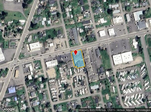 1128 W Central Ave, Sutherlin, OR Parcel Map