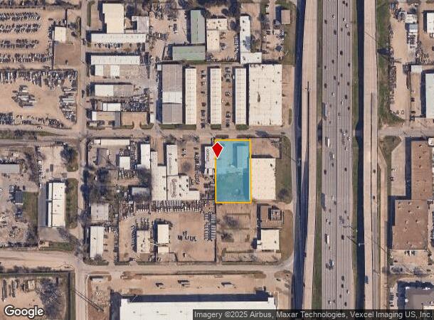  2350 Merrell Rd, Dallas, TX Parcel Map