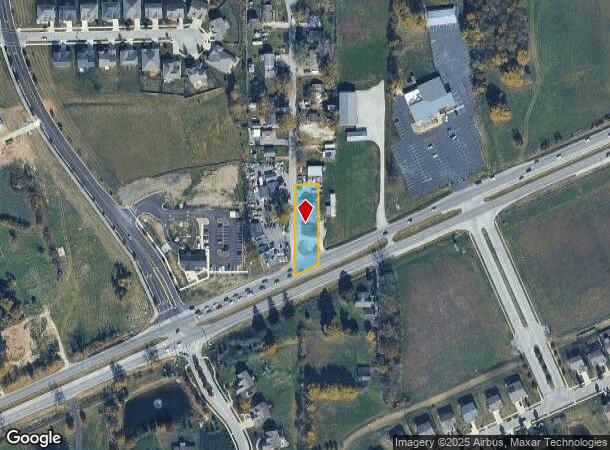  5466 E Us Highway 40, Plainfield, IN Parcel Map