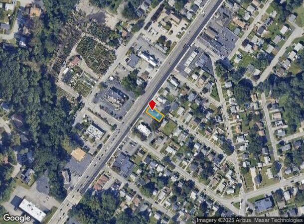 1070 Reservoir Ave, Cranston, RI Parcel Map