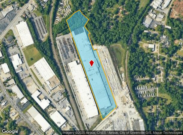  255 Black Hawk Rd, Greenville, SC Parcel Map