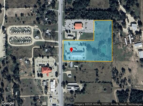 1632 N Texana St, Hallettsville, TX Parcel Map