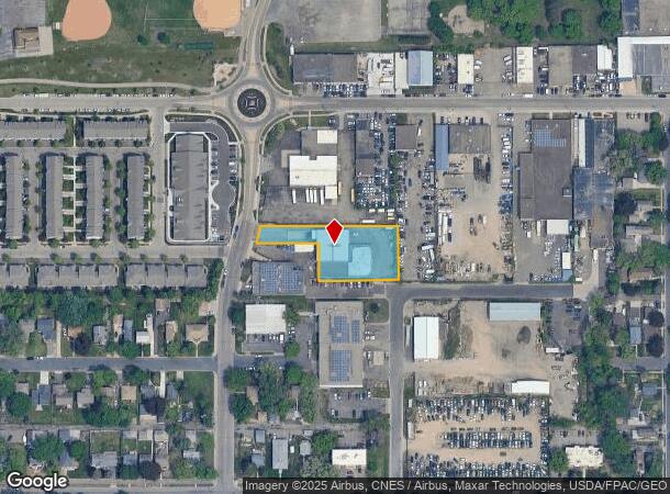  3829 Jefferson St Ne, Minneapolis, MN Parcel Map