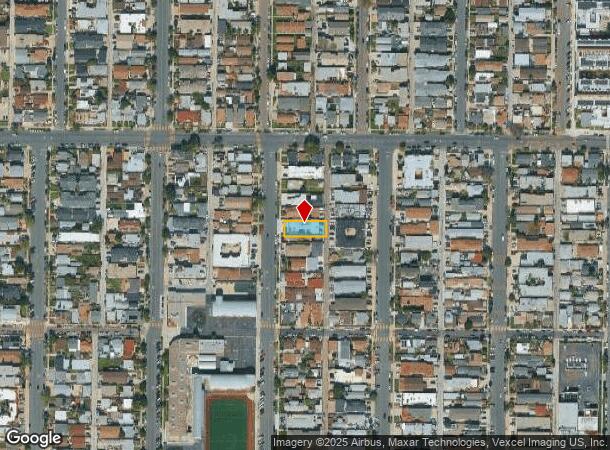 4153 Wilson Ave, San Diego, CA Parcel Map