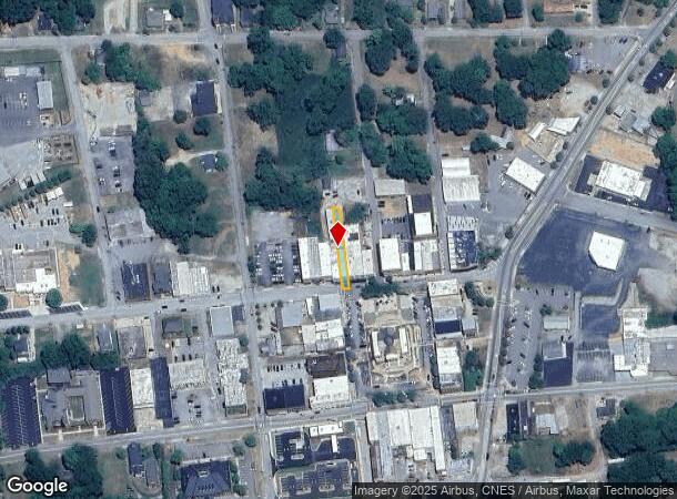  103 E Laurens St, Laurens, SC Parcel Map