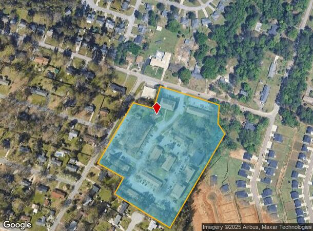 1234 Universal Dr, Columbia, SC Parcel Map