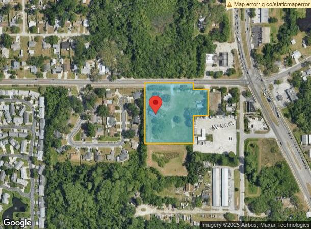  6848 Main St, New Port Richey, FL Parcel Map