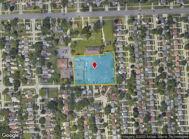  8560 N Silvery Ln, Dearborn Heights, MI Parcel Map