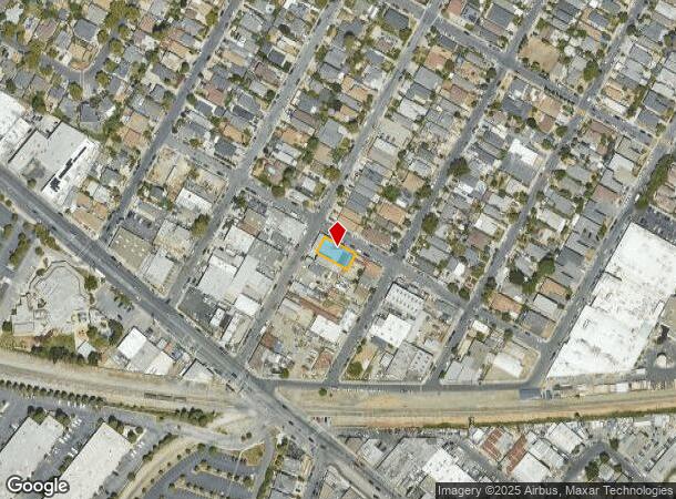  444 Hurlingame Ave, Redwood City, CA Parcel Map