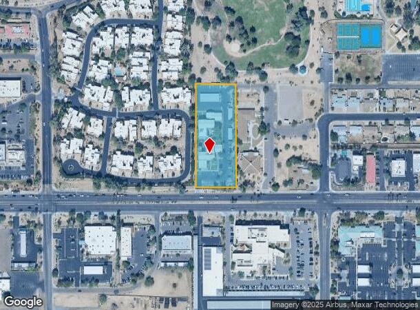  1600 W Chandler Blvd, Chandler, AZ Parcel Map