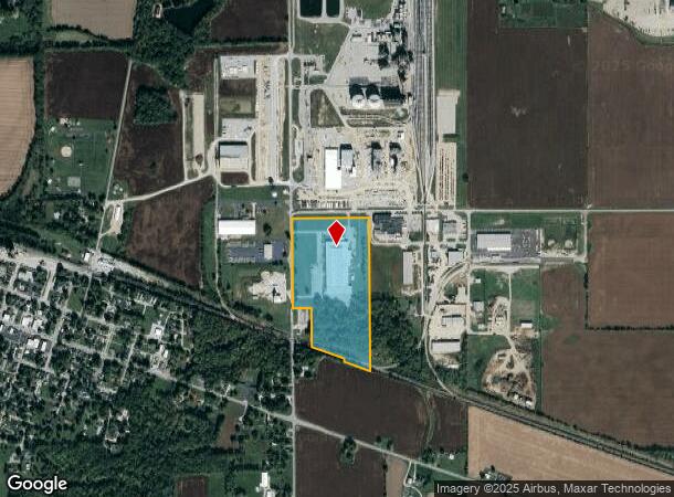 500 N Range Line Rd, Morristown, IN Parcel Map