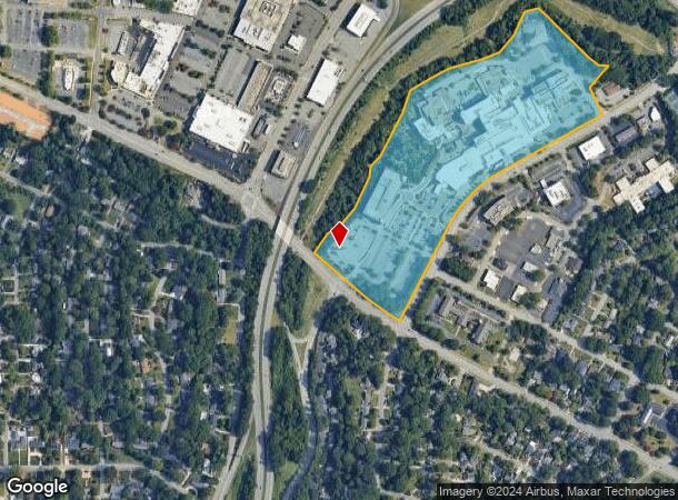  2400 W Friendly Ave, Greensboro, NC Parcel Map